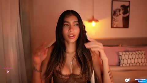 Snapshot of abril_w18 chatting on 01-07-26, 11:40 My name is Alexa. Please say hello I like to chat with you. If you have requests please use tip online show from 01-07-26, 11:40