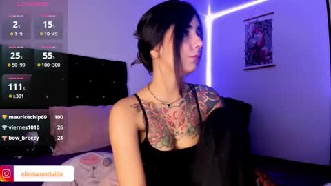 Snapshot of alicewoodville chatting on 12-09-24, 12:01 Alice online show from 12-09-24, 12:01