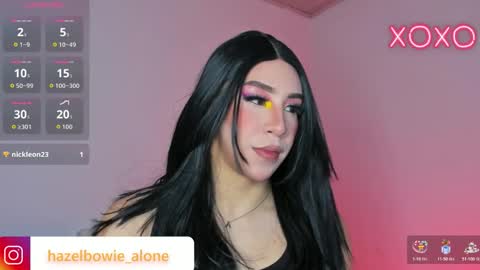 Snapshot of alonehazel chatting on 11-03-25, 05:42 Hazel Bowie online show from 11-03-25, 05:42