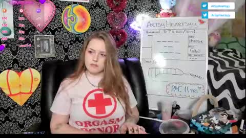 Snapshot of artsyheartsyy chatting on 02-06-25, 03:06 ArtsyHeartsyy online show from 02-06-25, 03:06