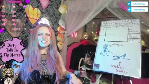 Snapshot of artsyheartsyy chatting on 09-20-25, 12:55 ArtsyHeartsyy online show from 09-20-25, 12:55