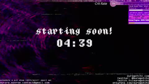 Snapshot of auragotchi chatting on 02-23-25, 05:01 Aurora  Aura online show from 02-23-25, 05:01