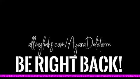 Ayana Delatorre online show from 09-18-25, 11:29