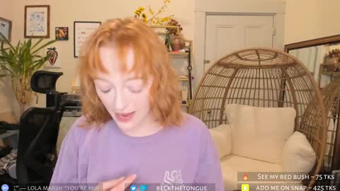 Beck the tongue online show from 01-24-25, 10:41