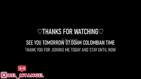 In instagran bel myangel online show from 02-25-25, 08:09