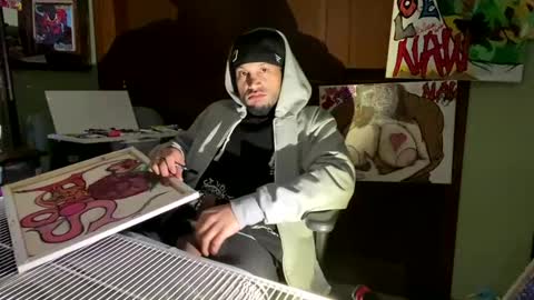 Snapshot of bigwalkdog12 chatting on 02-05-25, 04:03 Floppyphallus online show from 02-05-25, 04:03