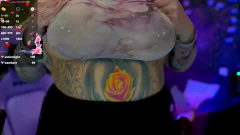 Snapshot of blackedbarbie chatting on 10-03-25, 01:08 Alice online show from 10-03-25, 01:08