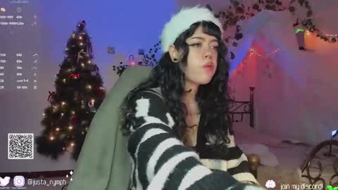 Snapshot of blushing_nymph chatting on 12-22-24, 03:11   Im Nym  Justa nymph on twitter and IG online show from 12-22-24, 03:11