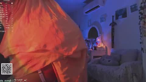 Snapshot of blushing_nymph chatting on 09-14-25, 02:44   Im Nym  Justa nymph on twitter and IG online show from 09-14-25, 02:44