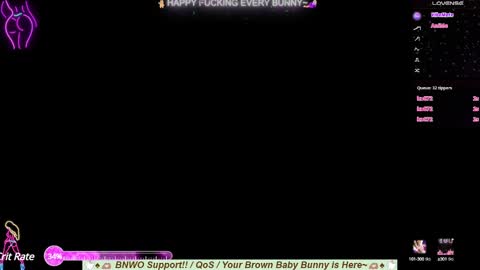 Snapshot of bunnycheekz chatting on 02-21-25, 08:16 Tokki bunny online show from 02-21-25, 08:16