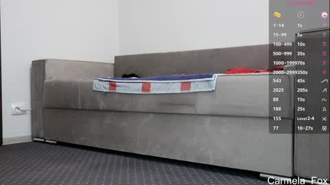 Snapshot of carmela_fox chatting on 10-13-25, 08:25 Carmela online show from 10-13-25, 08:25