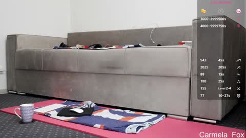 Snapshot of carmela_fox chatting on 10-27-25, 09:02 Carmela online show from 10-27-25, 09:02