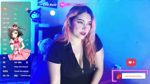 Snapshot of caro_linadorothy chatting on 10-19-25, 07:09 carolina dorothy online show from 10-19-25, 07:09