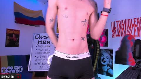 Snapshot of cinnamon_boyxxx chatting on 12-29-24, 08:00 David Independent Model online show from 12-29-24, 08:00