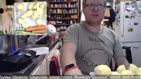 Cookie - I do cooking streams occasionally. Next stream  online show from 12-27-24, 01:18