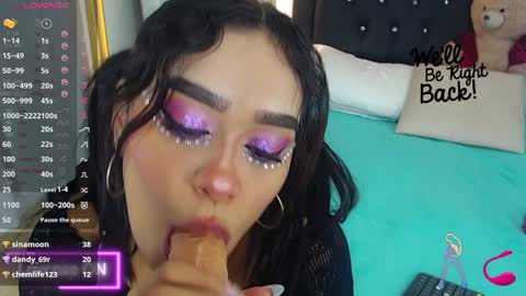 Coraline connected from 10 pm to 6 am Colombia time online show from 12-09-24, 12:40