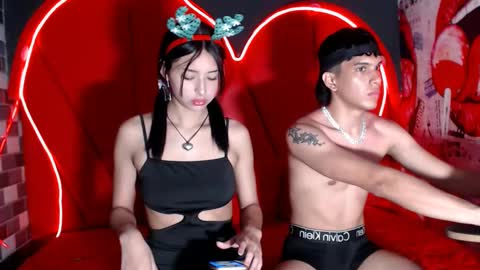 Snapshot of couple_sexxy7 chatting on 12-14-24, 01:16 MIA LIZ AND SAM online show from 12-14-24, 01:16