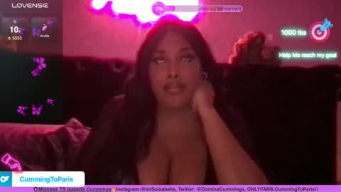 Snapshot of cummingtoparis chatting on 12-08-24, 05:39 Cumming To Mistress Isabella Cummings online show from 12-08-24, 05:39