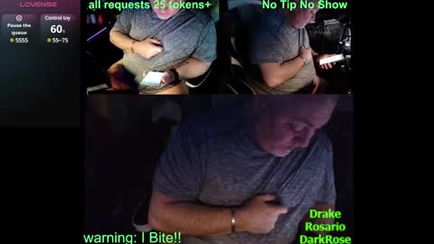 Drake D Vamp aka Drake DarkRose online show from 01-14-25, 09:13