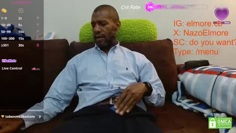 Snapshot of elmorenazogt chatting on 12-13-24, 03:49 My name is Elmore. Please say hello I like to chat with you. If you have requests or dirty talk please use tip online show from 12-13-24, 03:49