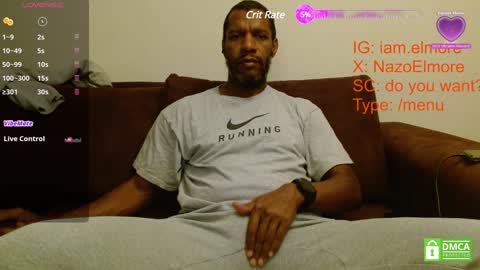 Snapshot of elmorenazogt chatting on 01-26-25, 03:48 My name is Elmore. Please say hello I like to chat with you. If you have requests or dirty talk please use tip online show from 01-26-25, 03:48