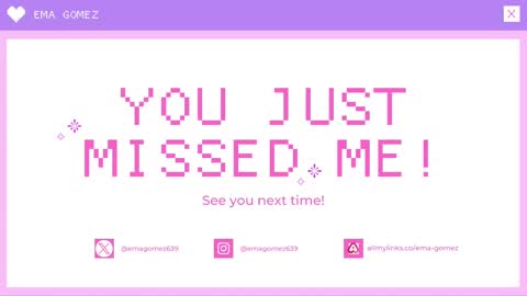 Ema gomez online show from 03-12-25, 08:41