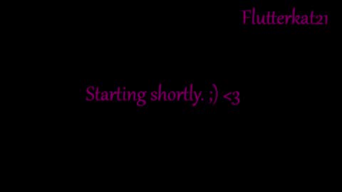 Snapshot of flutterkat21 chatting on 11-15-25, 08:33 FlutterKat online show from 11-15-25, 08:33