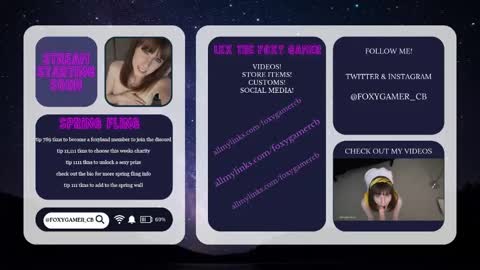 Lex Vive foxygamer cb online show from 05-29-26, 01:36