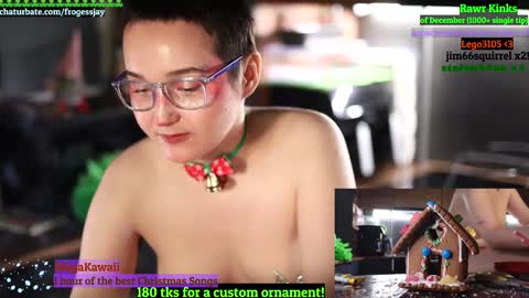 Snapshot of frogessjay chatting on 12-22-24, 08:58 Jaywise Frogfoot online show from 12-22-24, 08:58