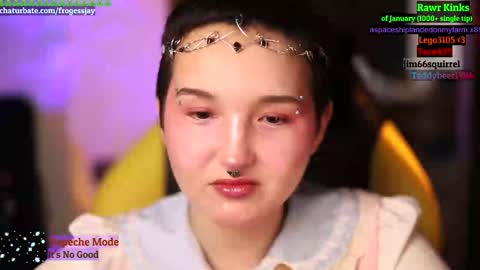 Snapshot of frogessjay chatting on 01-14-25, 09:09 Jaywise Frogfoot online show from 01-14-25, 09:09