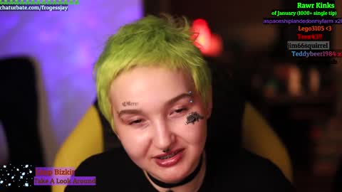 Snapshot of frogessjay chatting on 01-31-25, 08:43 Jaywise Frogfoot online show from 01-31-25, 08:43