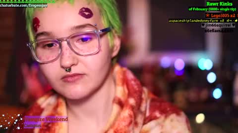 Snapshot of frogessjay chatting on 02-14-25, 10:36 Jaywise Frogfoot online show from 02-14-25, 10:36