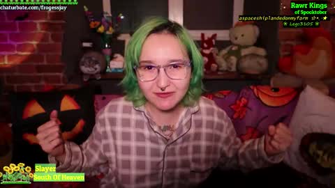 Snapshot of frogessjay chatting on 10-02-25, 09:11 Jaywise Frogfoot online show from 10-02-25, 09:11