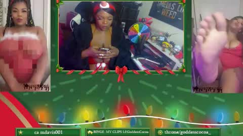 Snapshot of goddesscocoaa chatting on 12-23-25, 08:01 Goddess Cocoa online show from 12-23-25, 08:01