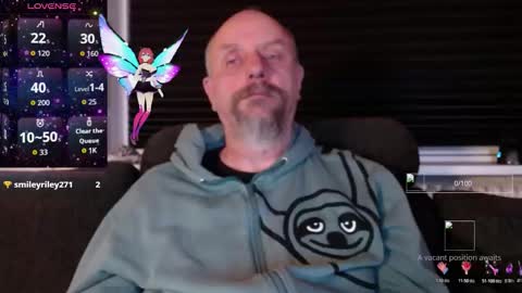 Snapshot of hardmrlazy chatting on 11-24-25, 08:41 MrLazy online show from 11-24-25, 08:41