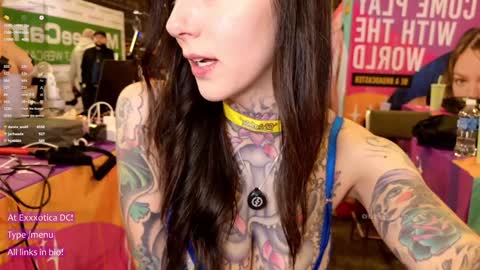 Snapshot of harliequinnx chatting on 12-07-24, 01:25 Harliequinnx - Schedule Below Exxxotica DC Dec 6-8th online show from 12-07-24, 01:25