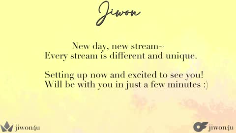 Jiwon online show from 01-29-25, 12:45