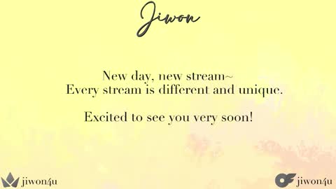 Jiwon online show from 03-22-26, 07:50
