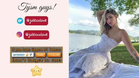 Snapshot of julesxdann chatting on 10-02-25, 03:24 Jules and Dann Dont forget to give us thumps up online show from 10-02-25, 03:24