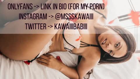 Snapshot of kawaiiibabiii chatting on 01-17-25, 04:06 Miss Kawaiii online show from 01-17-25, 04:06