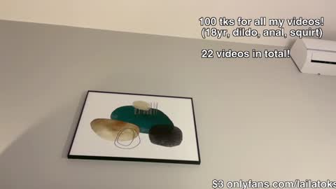 lailatoks - TIP 100 tks  get all my videos 22 VIDEOS SQUIRT PUSSY DILDO online show from 12-21-24, 03:36