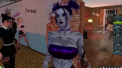 Snapshot of little_doll25 chatting on 10-22-25, 08:30 Succubus Blue online show from 10-22-25, 08:30