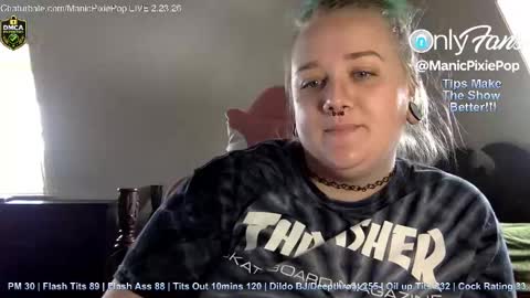 Snapshot of manicpixiepop chatting on 02-23-26, 05:21 ManicPixiePop online show from 02-23-26, 05:21