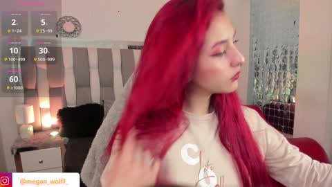 Snapshot of megan_wolf_1 chatting on 12-11-24, 11:00  Megan  Online 1200am To 600 am Colombian time online show from 12-11-24, 11:00