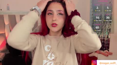 Snapshot of megan_wolf_1 chatting on 12-12-24, 06:25  Megan  Online 1200am To 600 am Colombian time online show from 12-12-24, 06:25