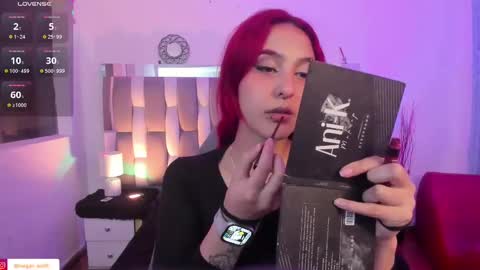 Snapshot of megan_wolf_1 chatting on 02-25-25, 08:36  Megan  Online 1200am To 600 am Colombian time online show from 02-25-25, 08:36