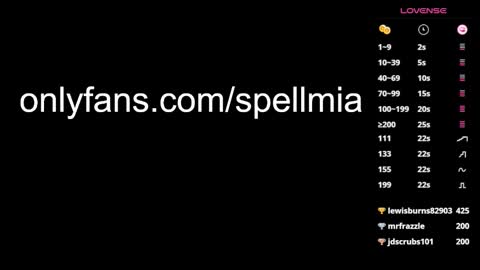 Snapshot of miaspell chatting on 01-28-25, 11:07 Mia  instagram miasspell online show from 01-28-25, 11:07