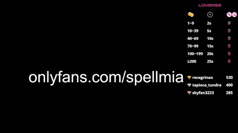 Snapshot of miaspell chatting on 02-23-25, 10:09 Mia  instagram miasspell online show from 02-23-25, 10:09