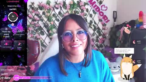 Snapshot of midoriquinn chatting on 01-22-25, 06:31 Midori 7u7 online show from 01-22-25, 06:31