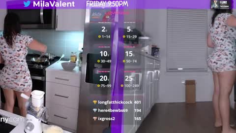 Snapshot of milavalentinax chatting on 02-22-25, 02:50 Mila Valentina online show from 02-22-25, 02:50